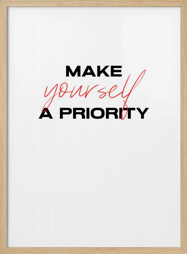 Make Yourself a Priority | Poster
