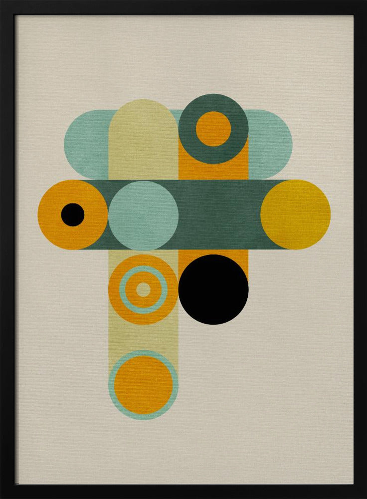 Rainbow Plus Shapes9 | Poster