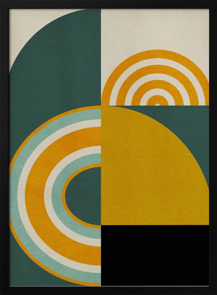 Rainbow Plus Shapes8 | Poster