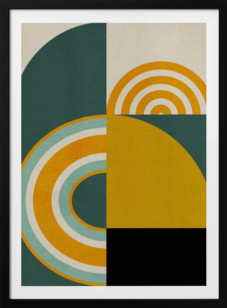 Rainbow Plus Shapes8 | Poster