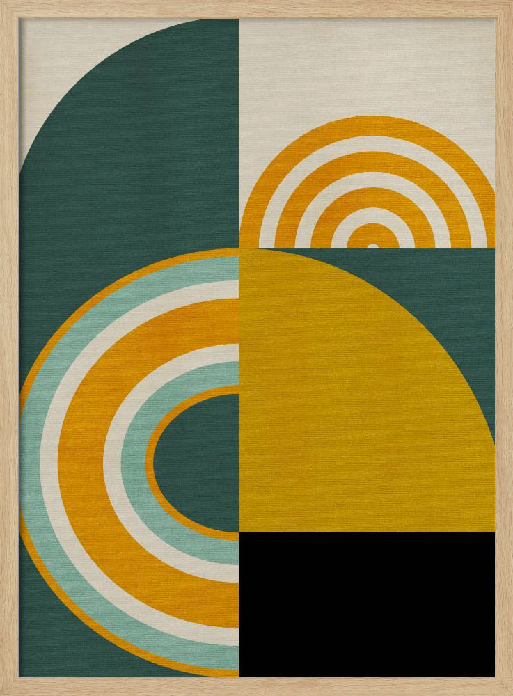 Rainbow Plus Shapes8 | Poster