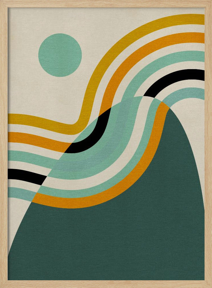 Rainbow Plus Shapes2 | Poster