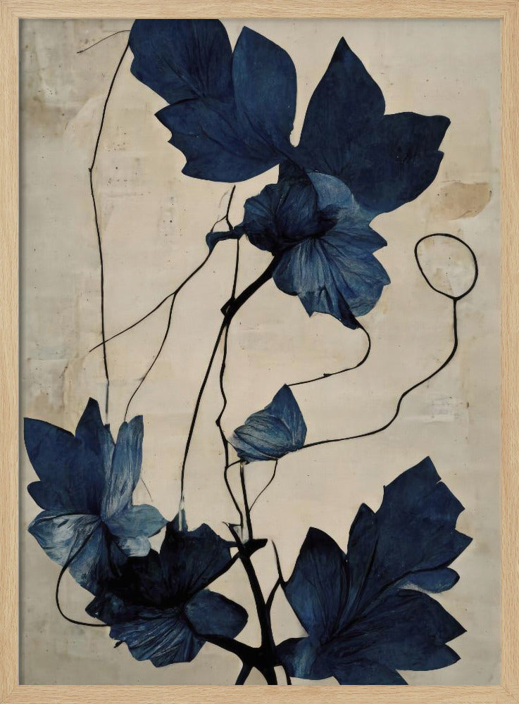 Indigo Flower | Poster