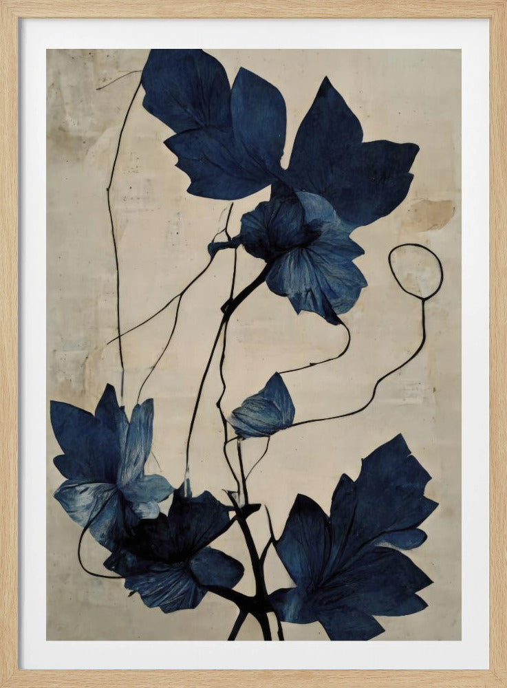 Indigo Flower | Poster