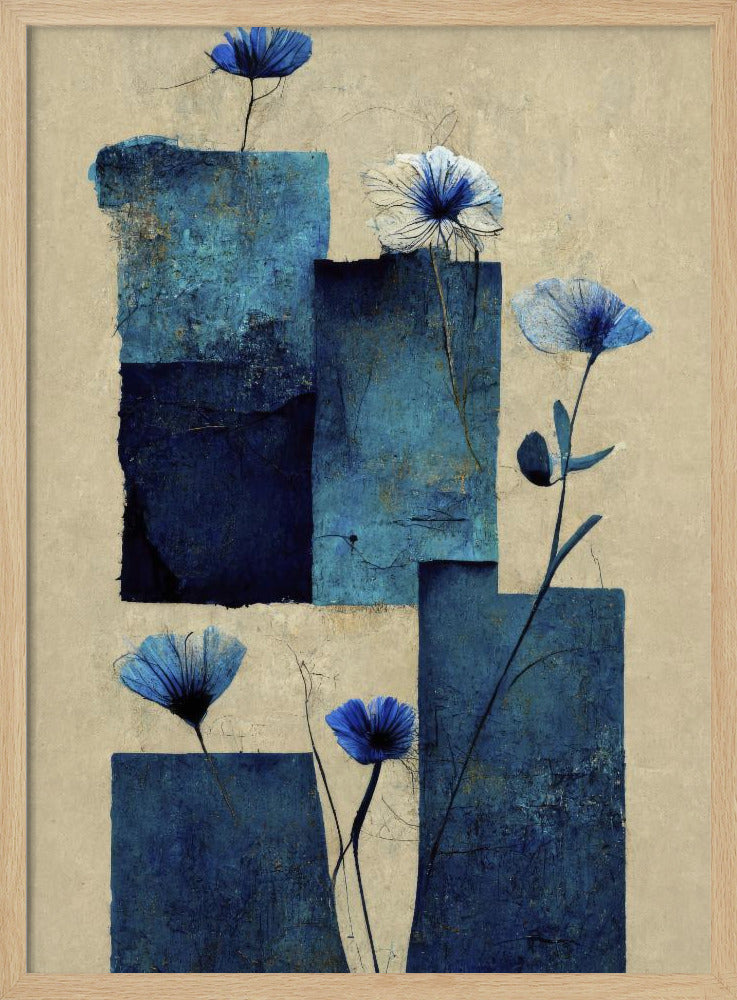 Blue Blossoms | Poster