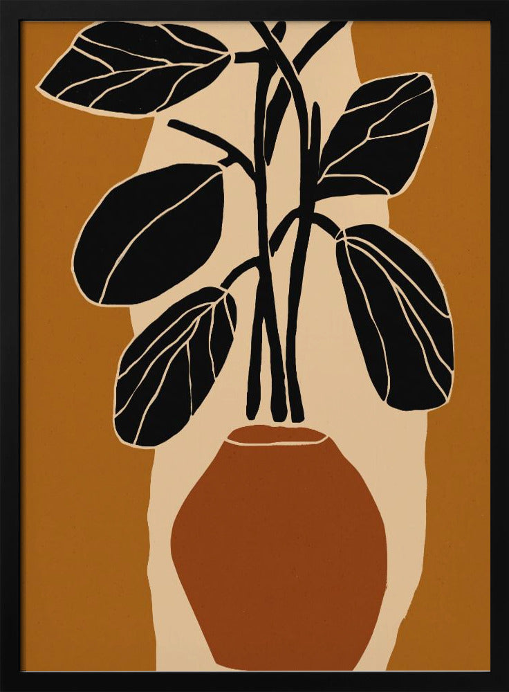Bold Leaf Silhouette | Poster