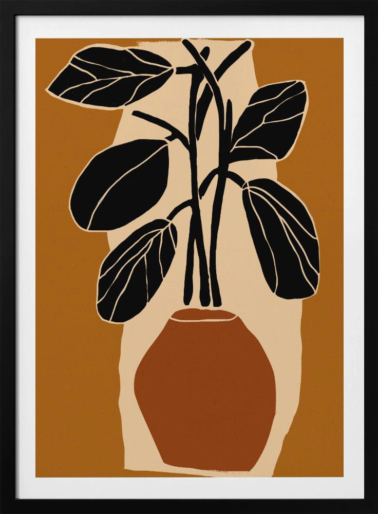 Bold Leaf Silhouette | Poster
