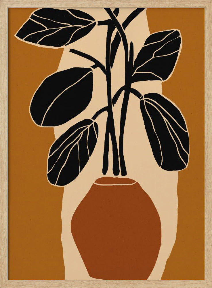 Bold Leaf Silhouette | Poster