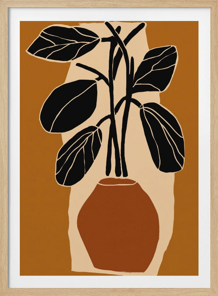 Bold Leaf Silhouette | Poster