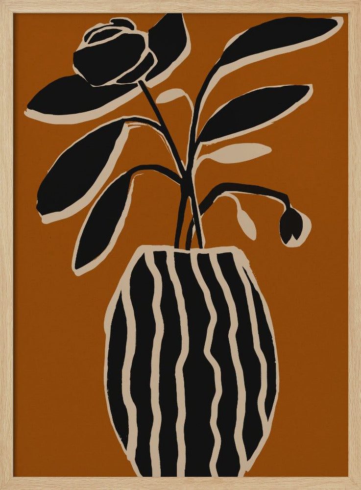 Ochre Still Life No 5 | Poster