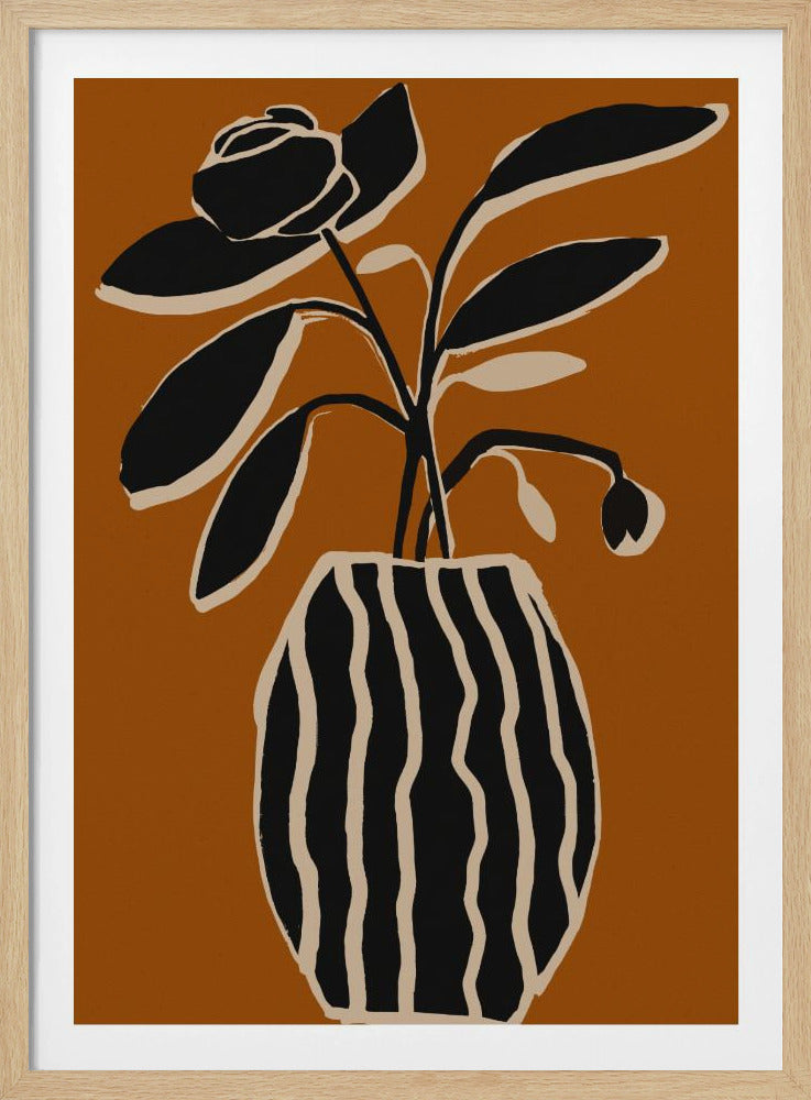 Ochre Still Life No 5 | Poster