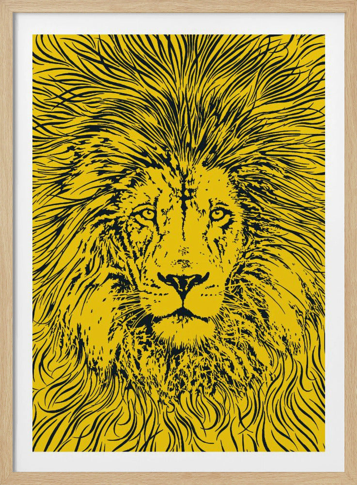 Lion Portrait – King of the Beasts | Poster