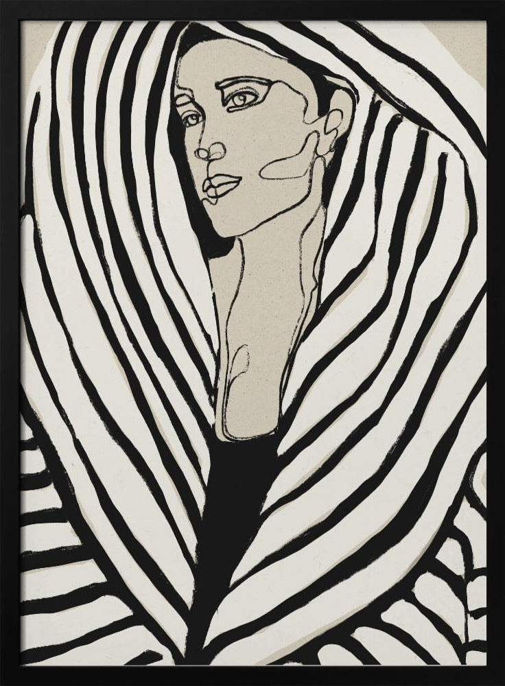 Striped Elegance | Poster