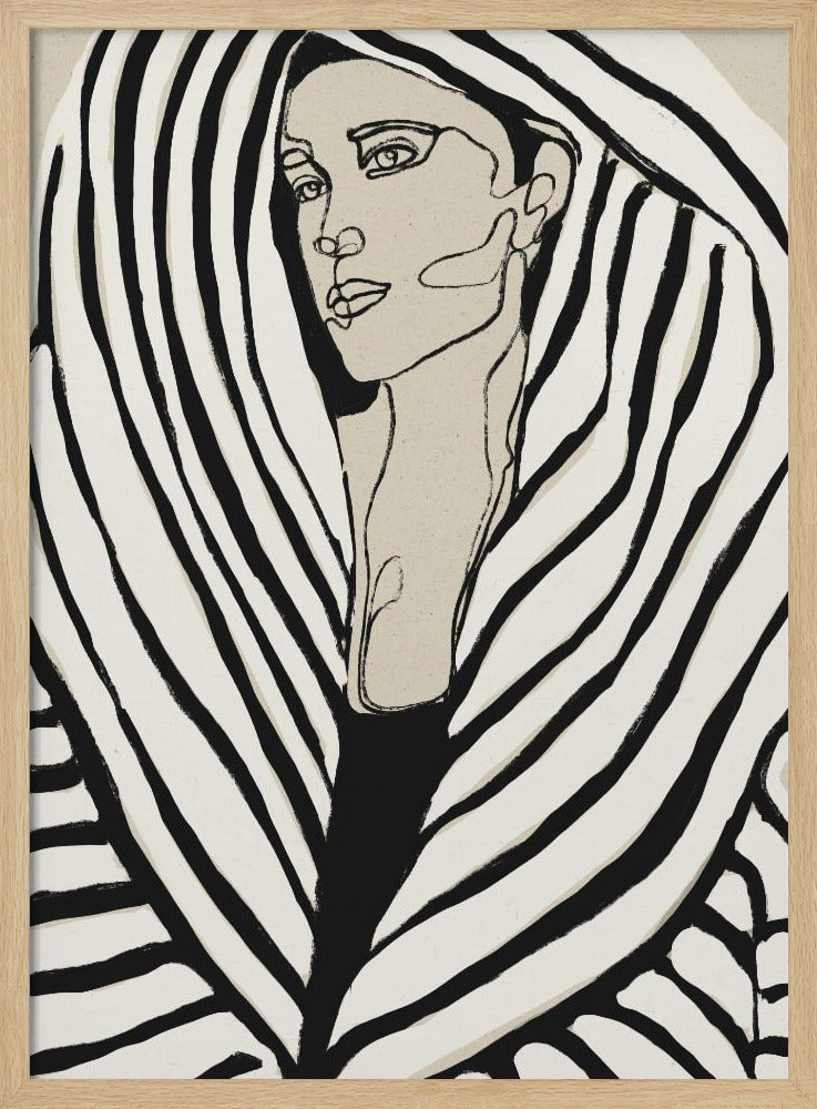 Striped Elegance | Poster
