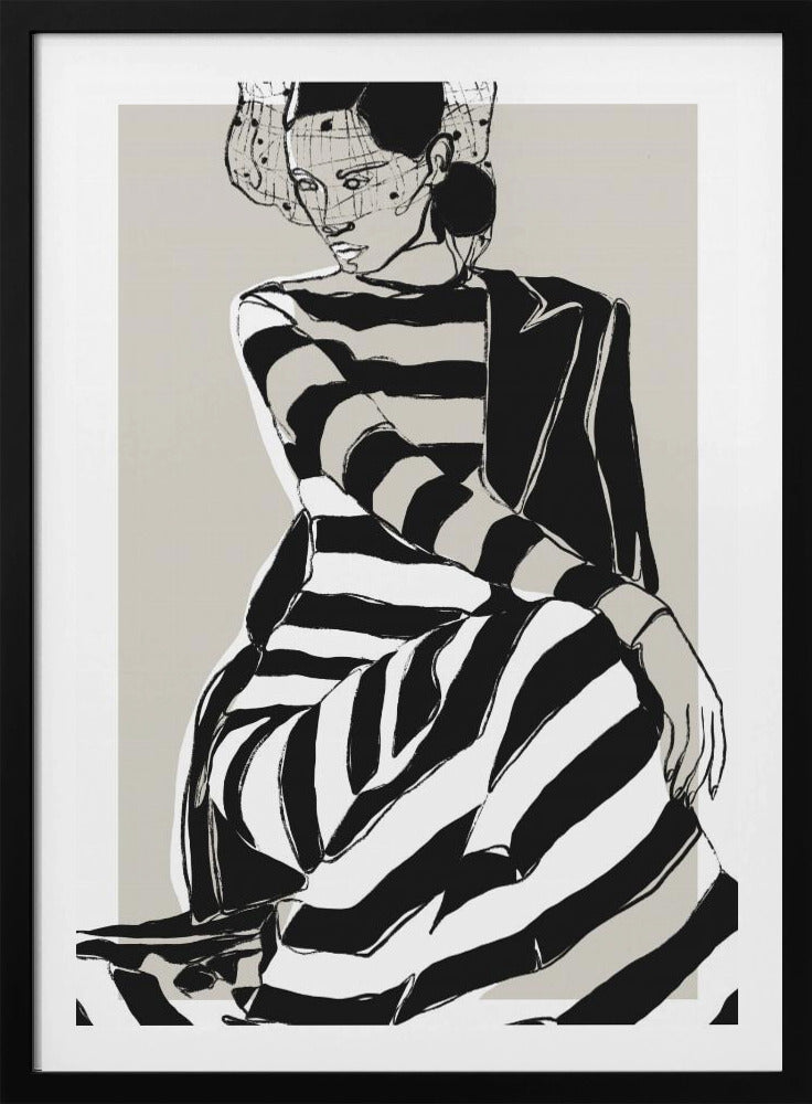 Striped Elegance | Poster
