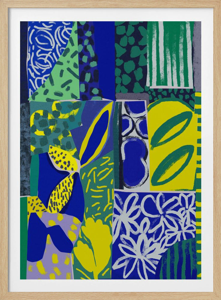 Vibrant Patchwork | Poster