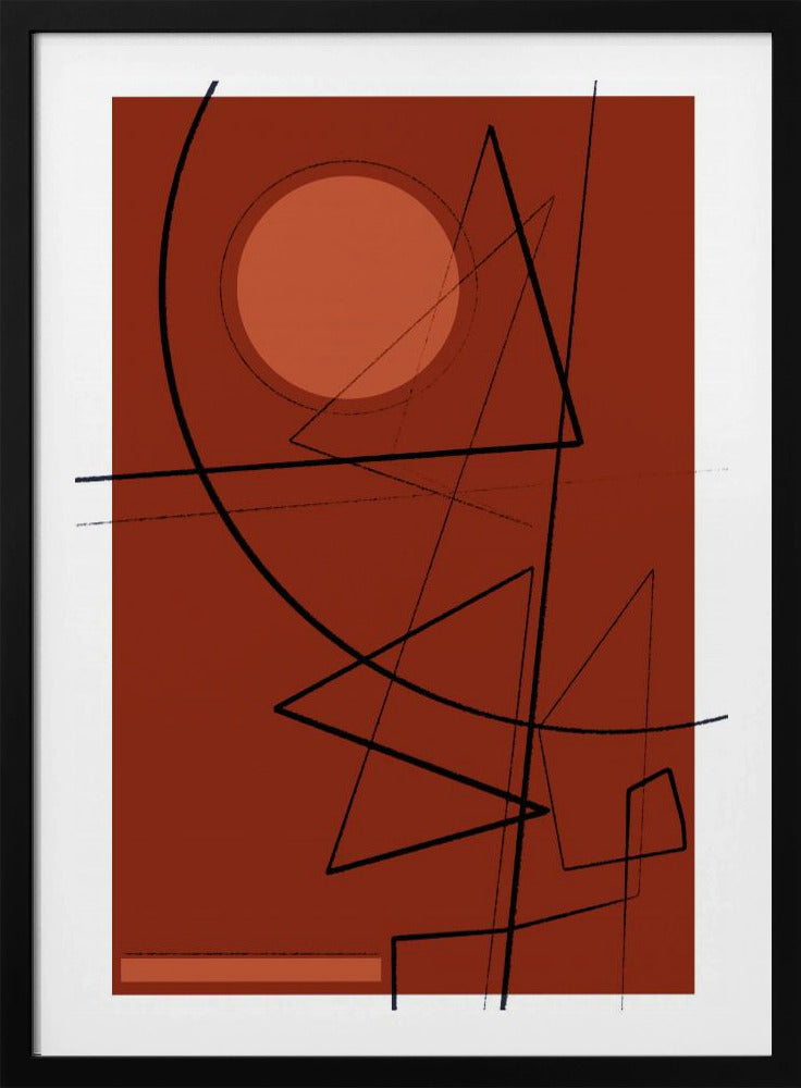 Crimson Geometry | Poster