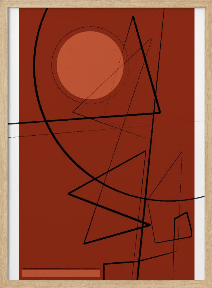Crimson Geometry | Poster