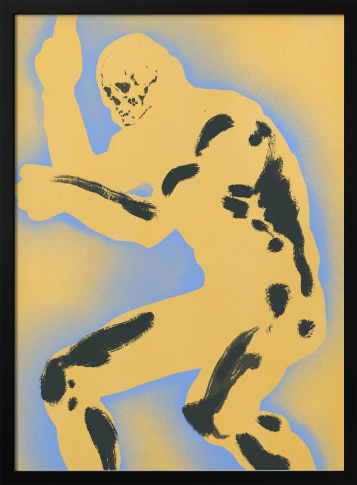 Skeletal Figure in Dynamic Pose | Poster