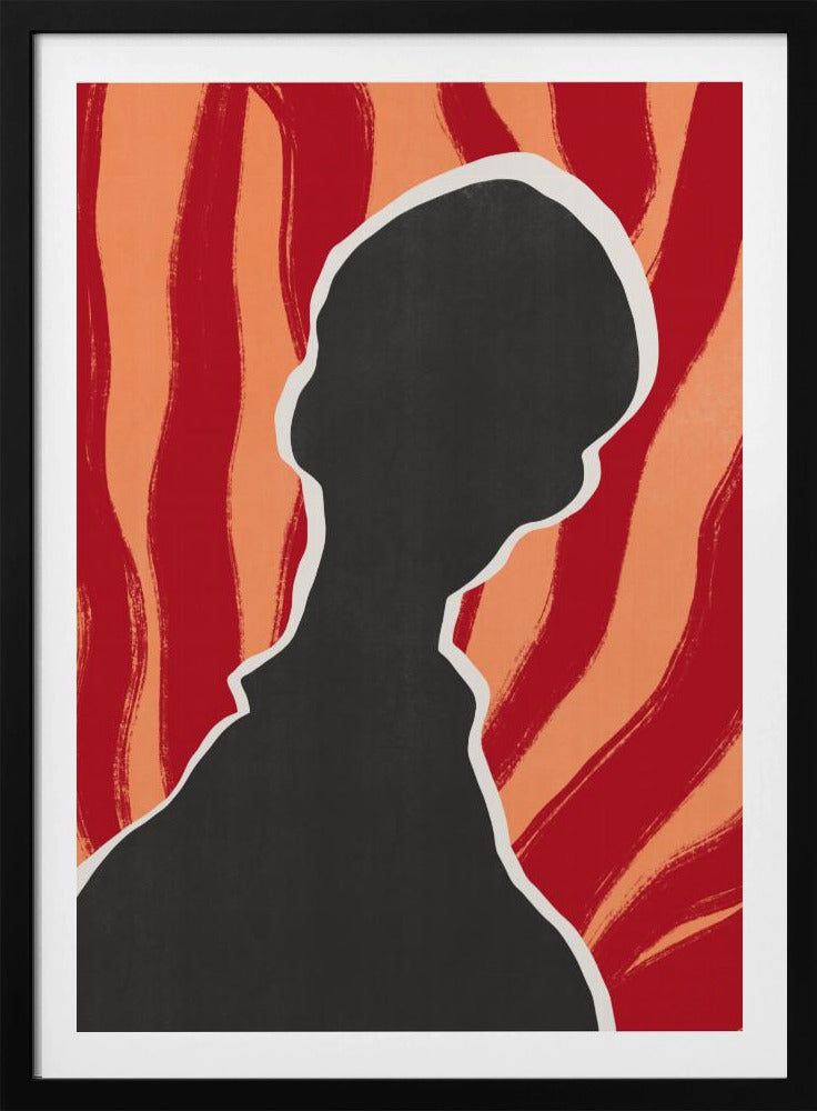 Anonymous Portrait In Heat | Poster