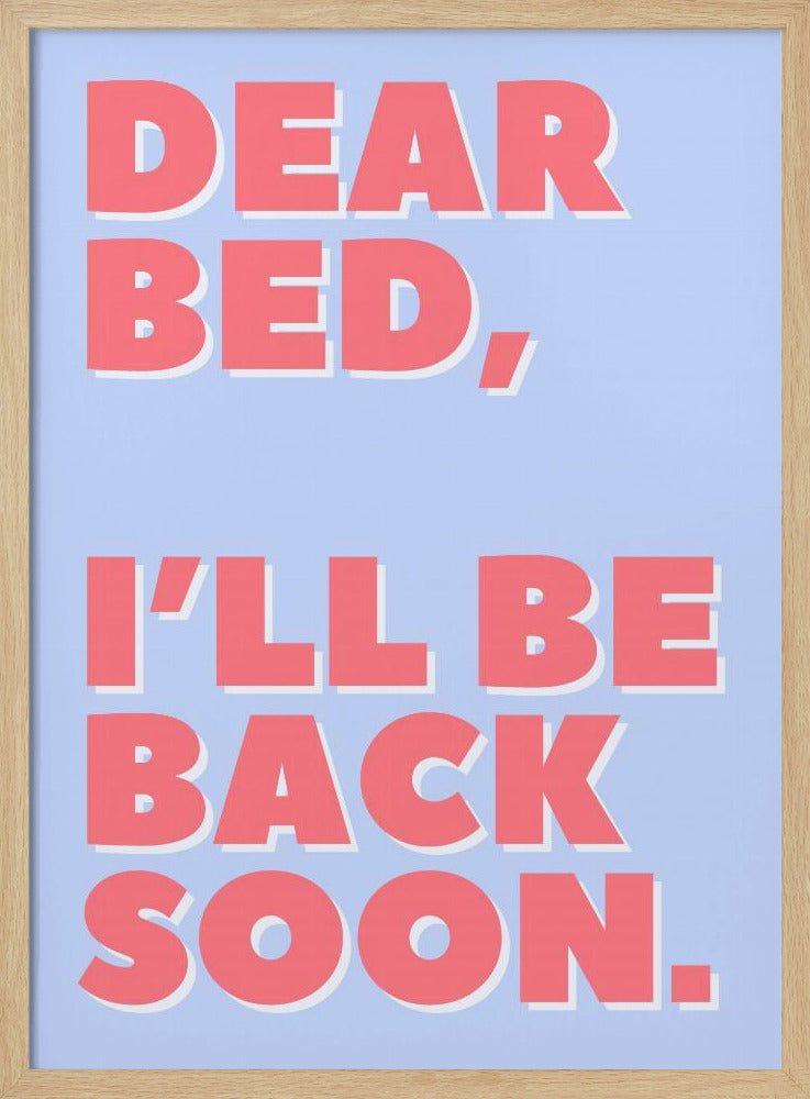 Letter to My Bed | Poster