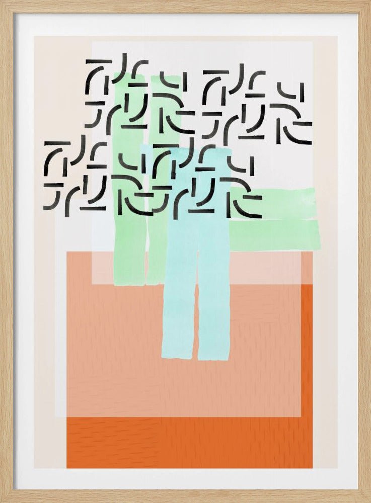Pastel Pattern Collage 2 | Poster