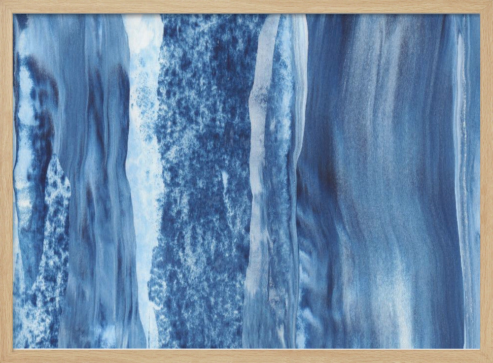 Blue Cascade Veils | Poster