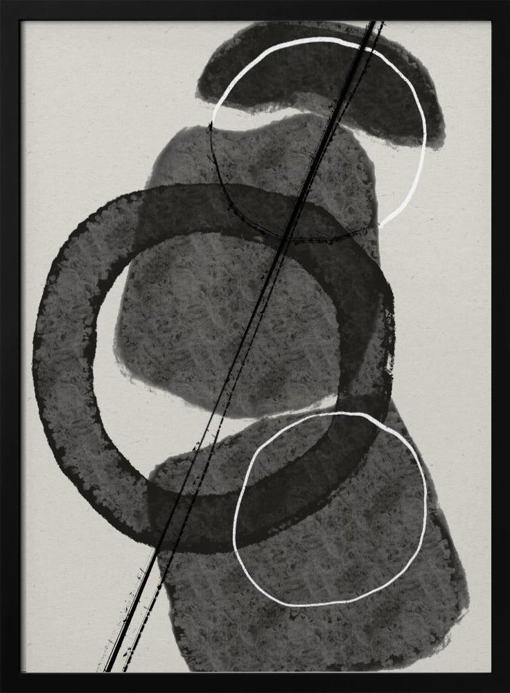 Monochrome Circles | Poster