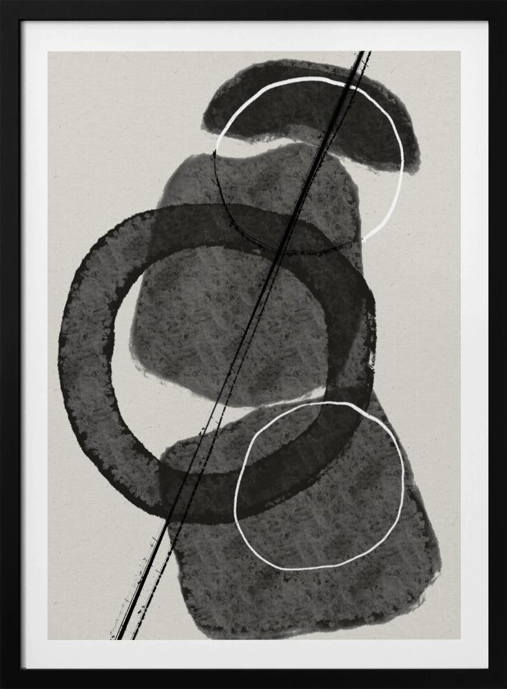 Monochrome Circles | Poster