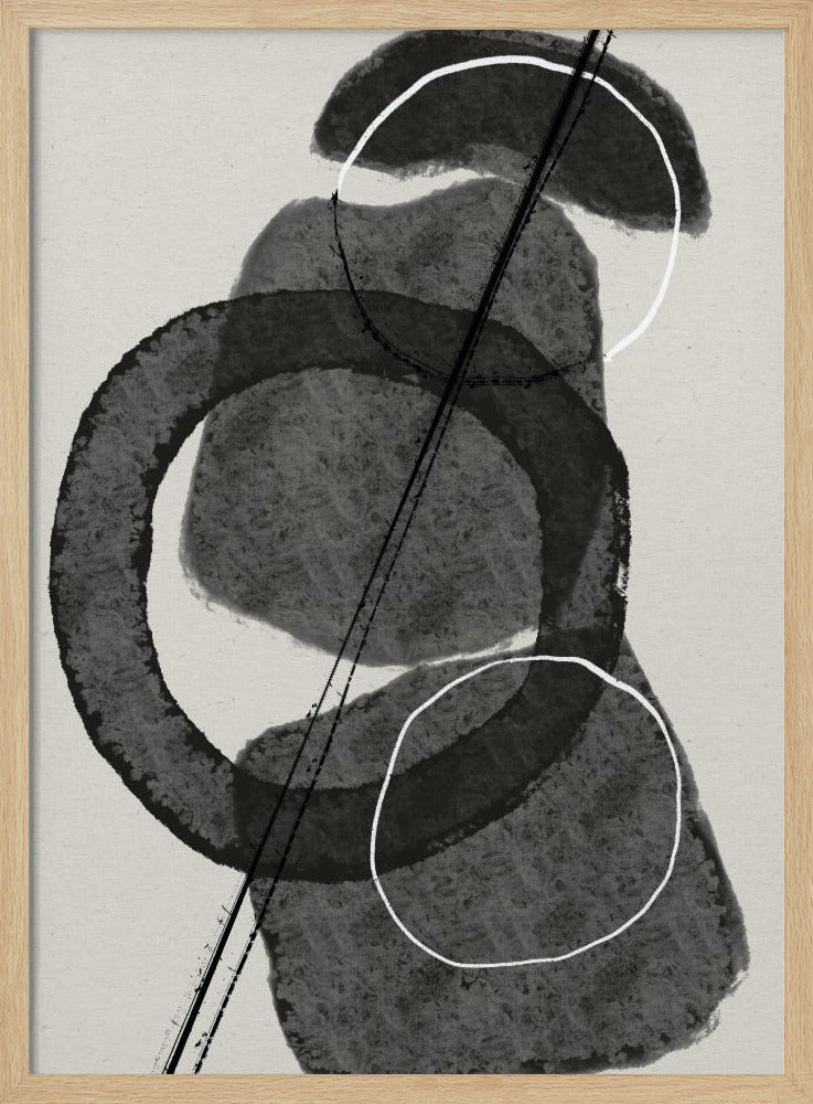 Monochrome Circles | Poster