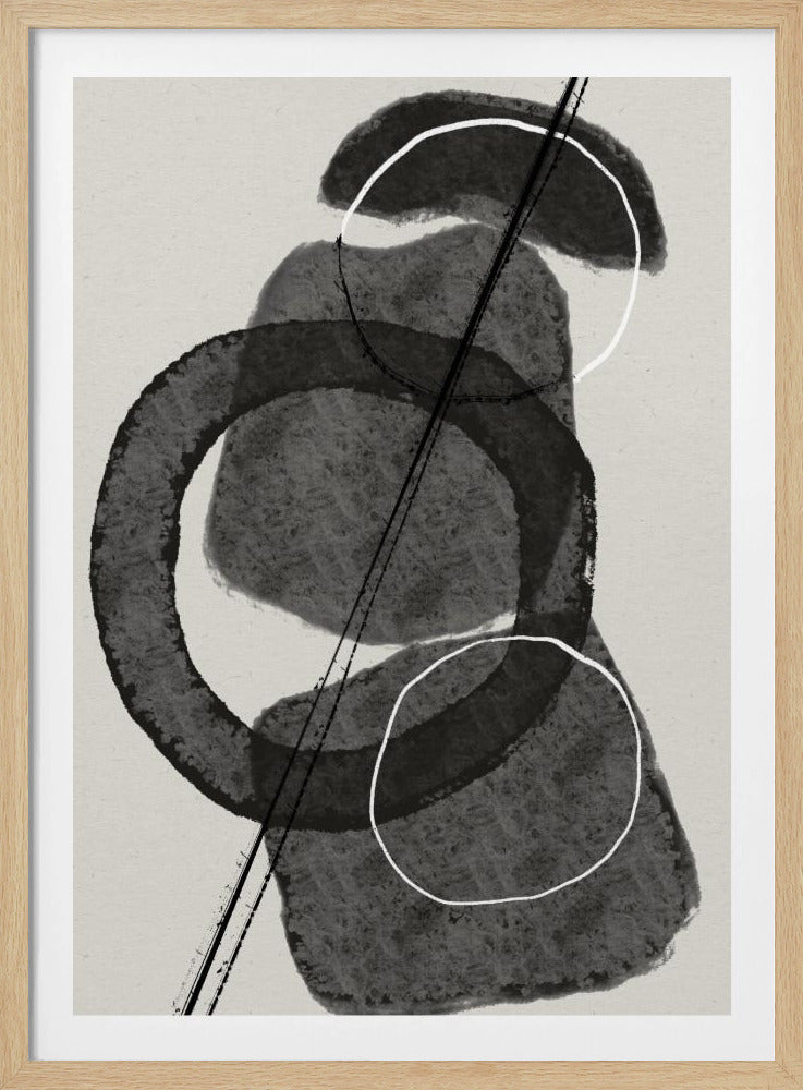 Monochrome Circles | Poster
