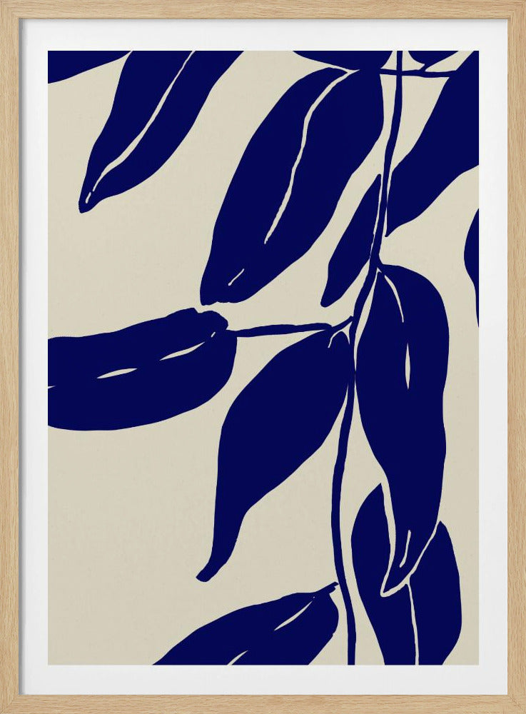 Indigo Leaves Dance | Poster