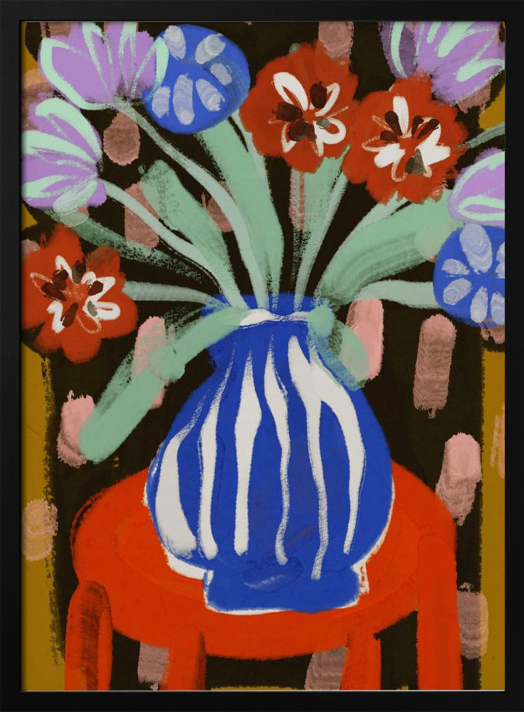 Vase of Joyful Blooms | Poster