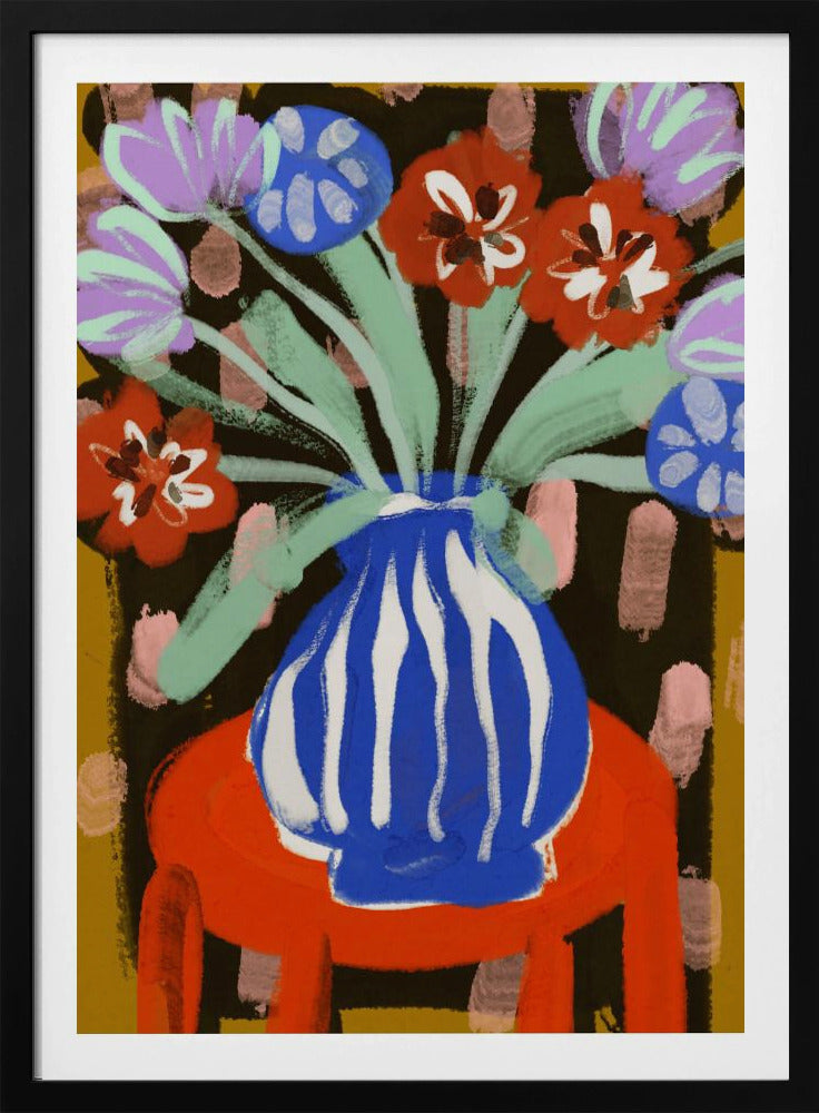 Vase of Joyful Blooms | Poster