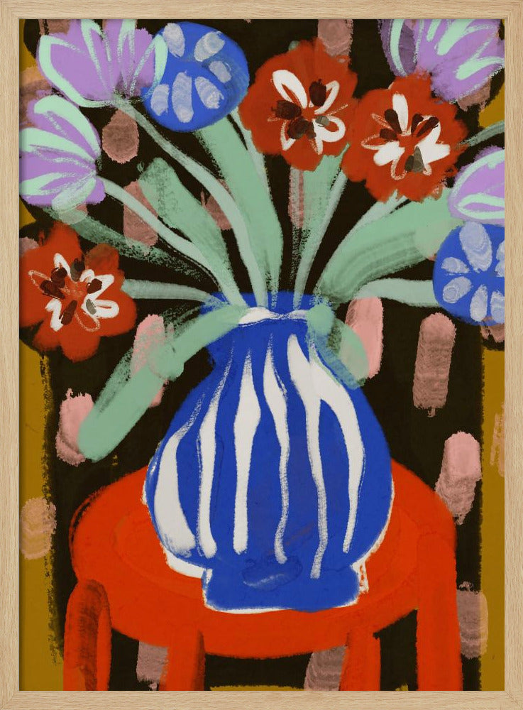 Vase of Joyful Blooms | Poster