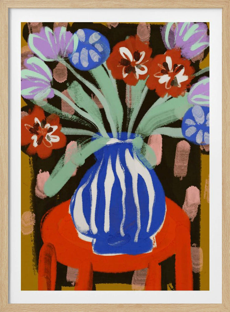 Vase of Joyful Blooms | Poster