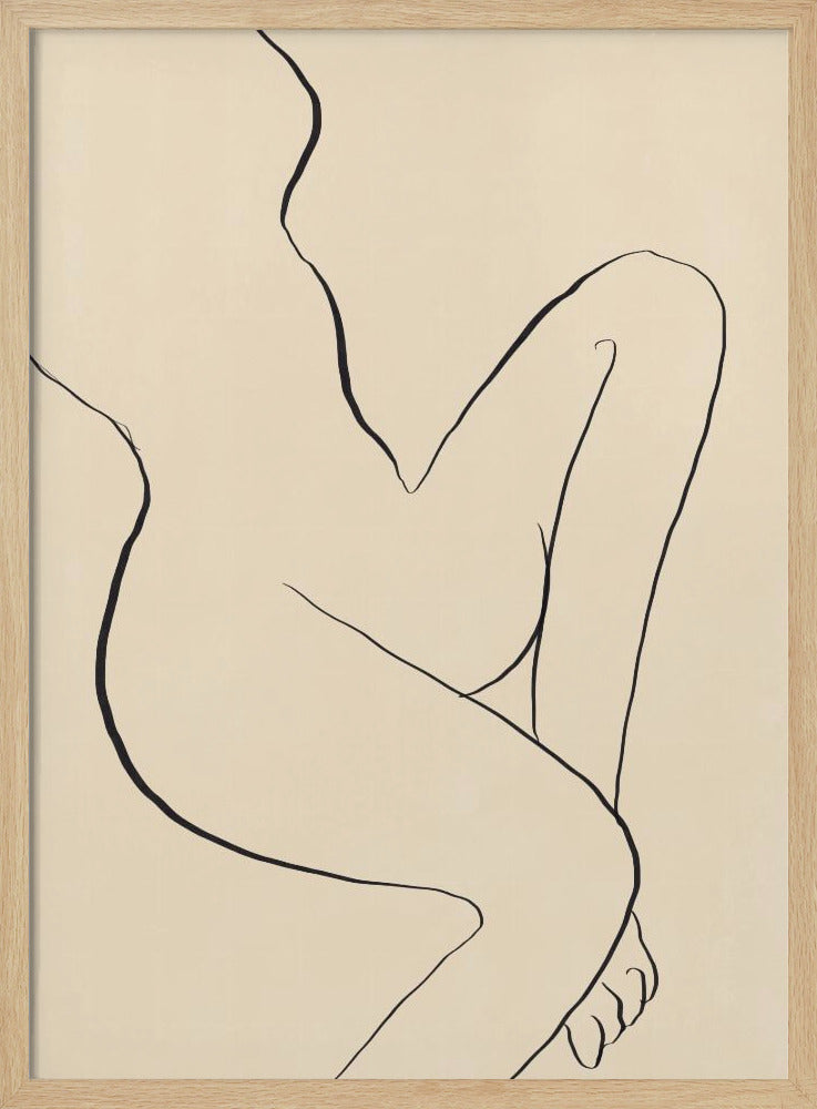 Elegant Minimalist Line Drawing | Poster