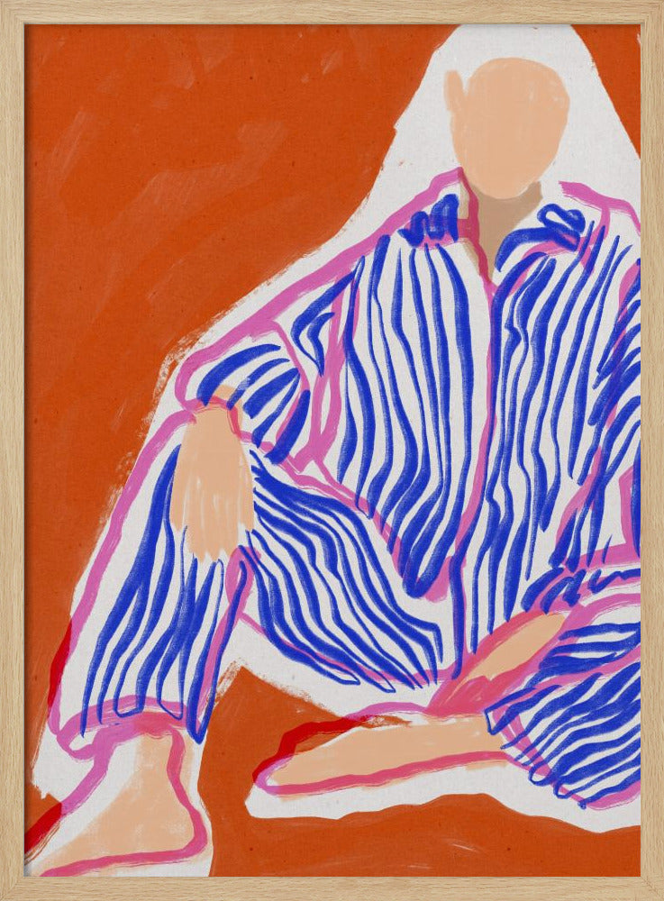 Striped Serenity | Poster