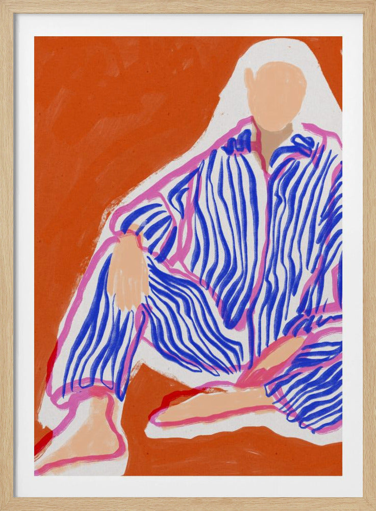 Striped Serenity | Poster