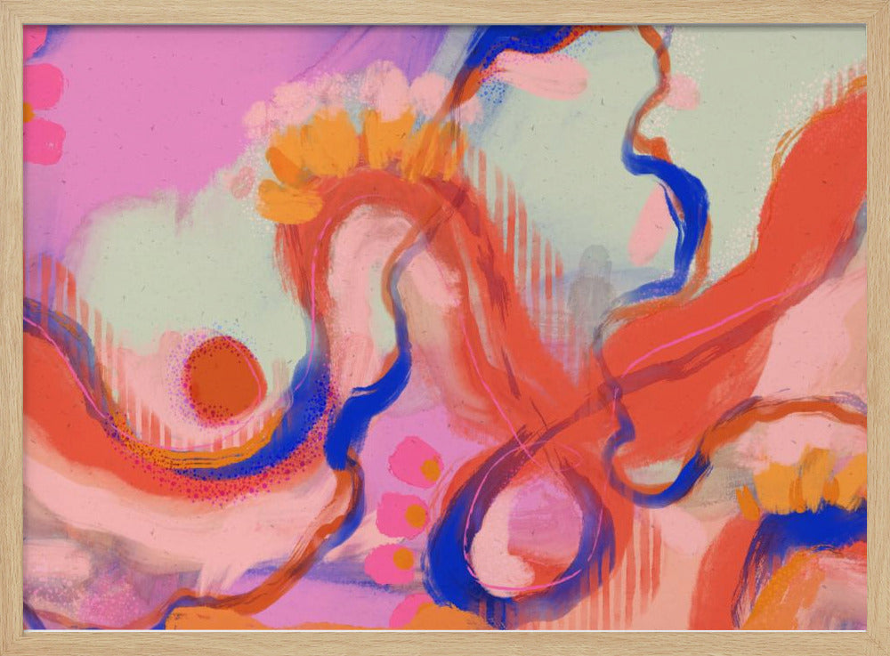 Whimsical Wavescape | Poster