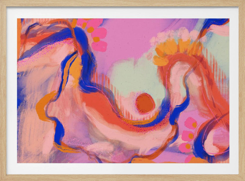 Whimsical Wavescape | Poster