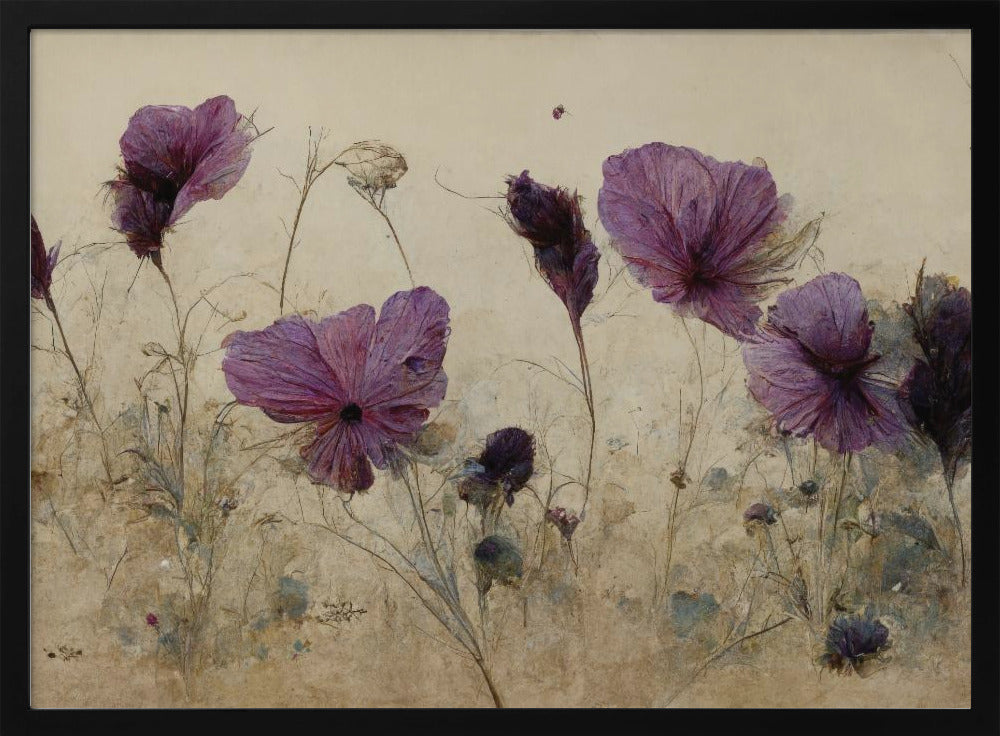 Purple Bloom Whispers | Poster