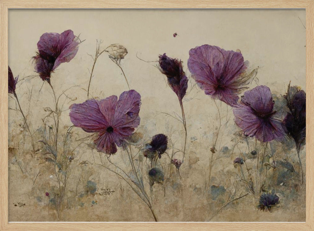 Purple Bloom Whispers | Poster