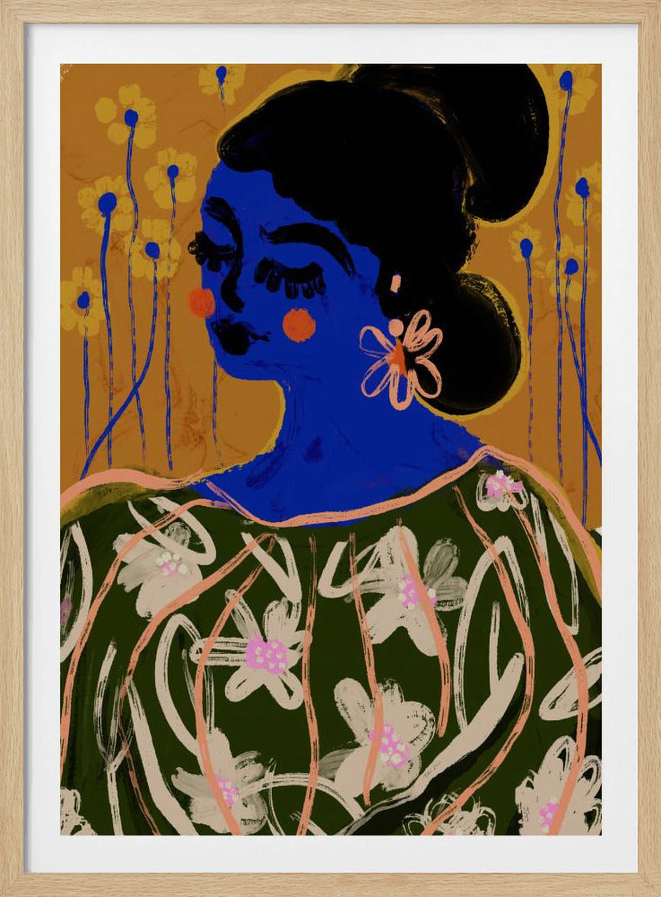 Blue Blossom Muse | Poster