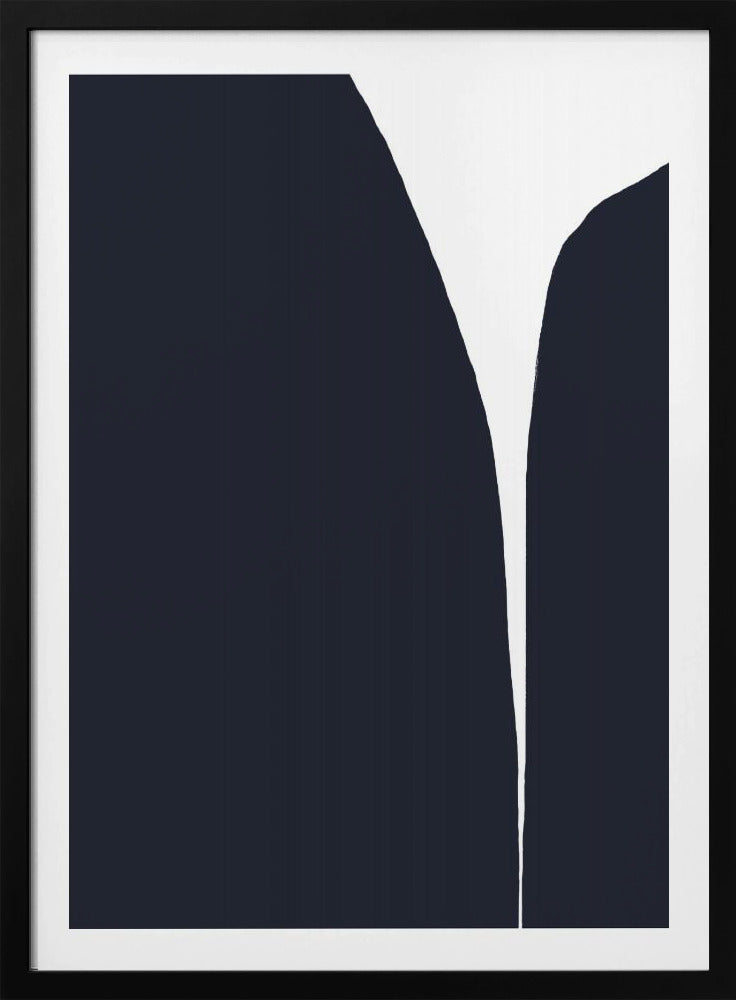 Minimalist Lines And A Striking Color Contrast | Poster