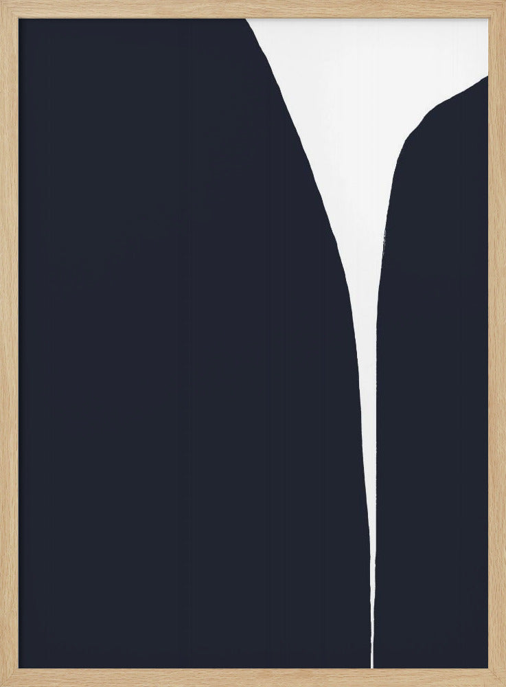 Minimalist Lines And A Striking Color Contrast | Poster