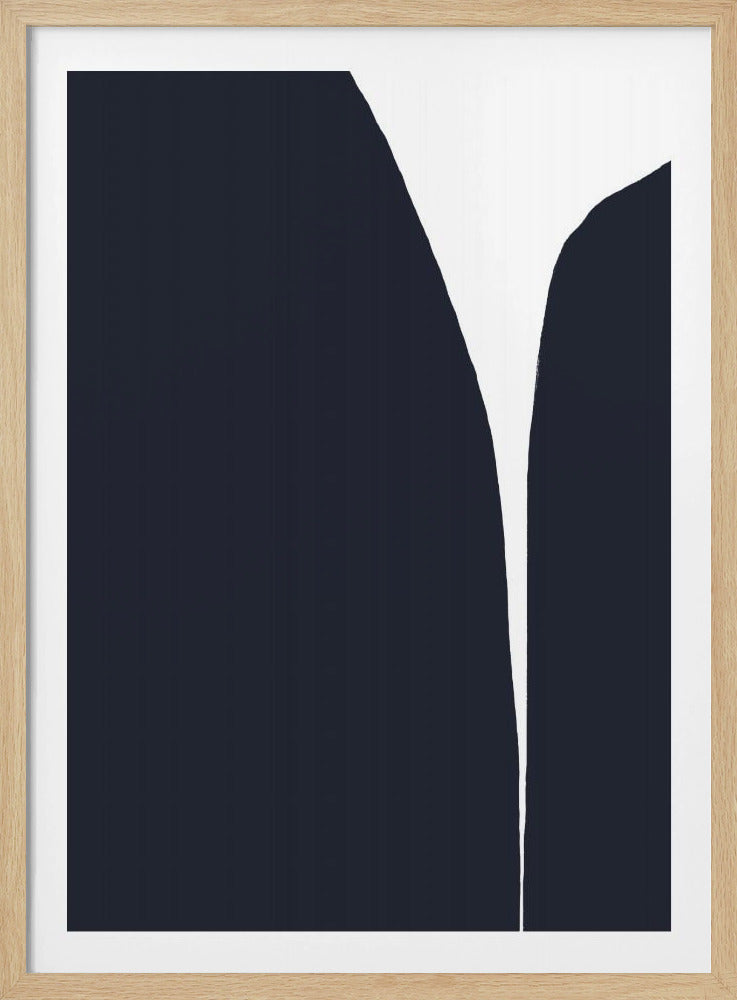 Minimalist Lines And A Striking Color Contrast | Poster