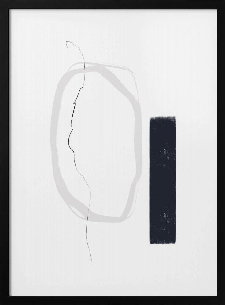 Black And Gray Lines | Poster