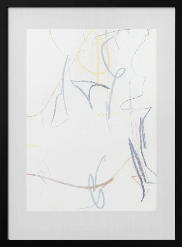 Flowing Lines And Soft Colors | Poster