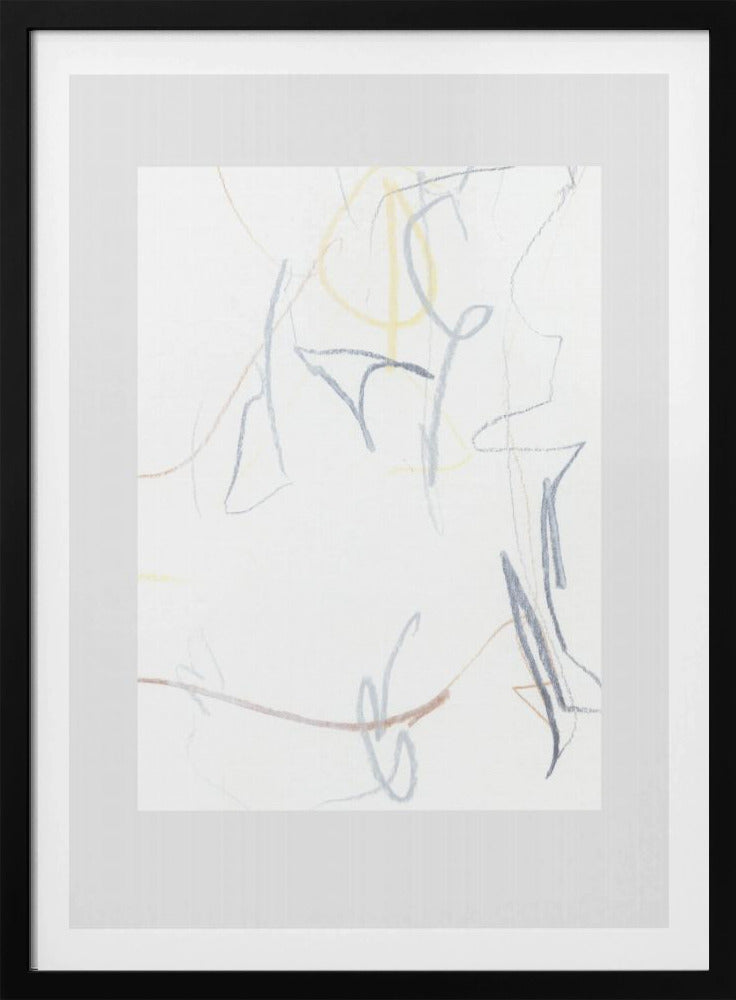 Flowing Lines And Soft Colors | Poster